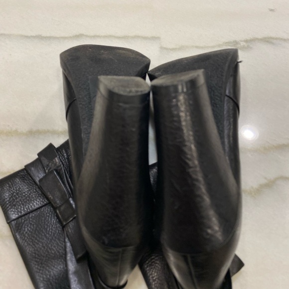 Kate Spade Boots Size 9 Black Leather - Picture 2 of 14